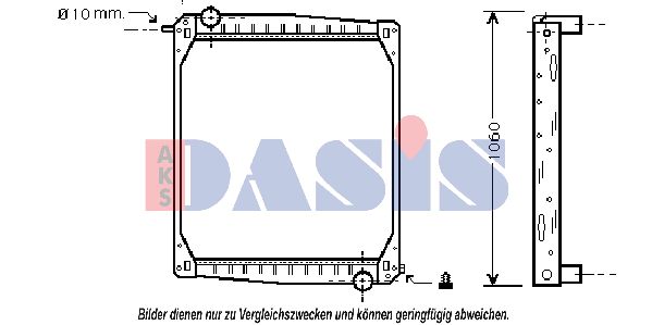 AKS DASIS Radiaator,mootorijahutus 270005N